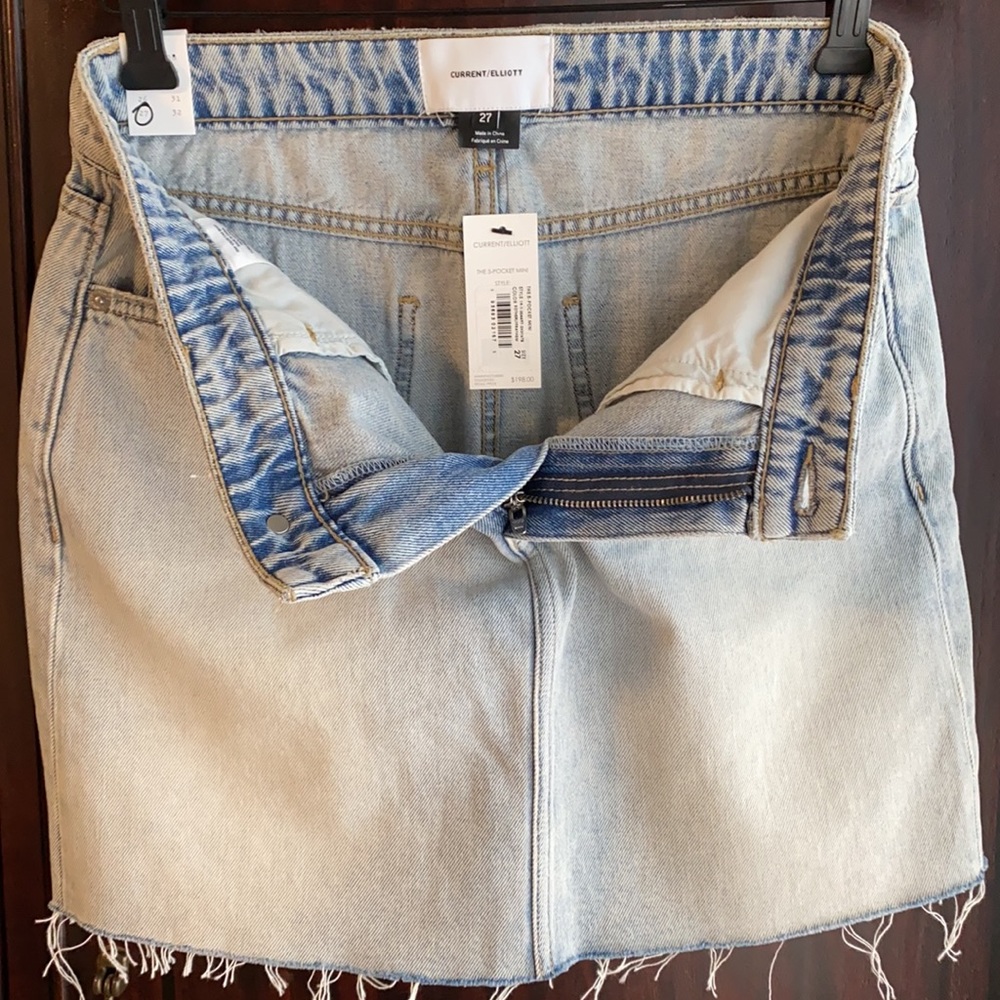 NWT CURRENT/ELLIOT Denim Skirt